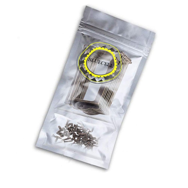 Bluecell 10pcs 83 x 30mm Bronze Color Metal Office File Cabinet Shelves Drawer Name Card Label Holder Frames with Screws - Image 4